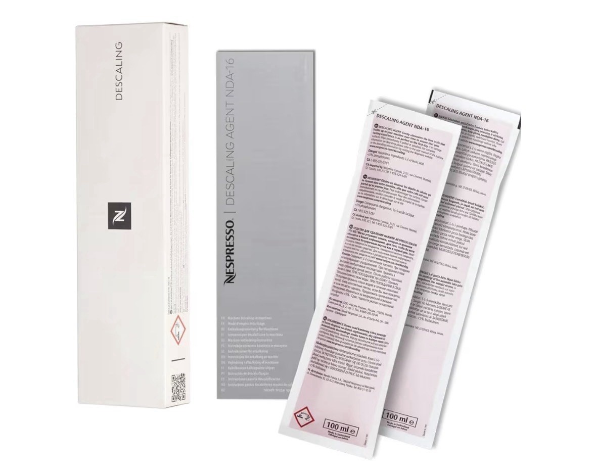 2 PACK Nespresso Descaling Kit Coffee machine Cleaning Descaler