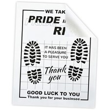 Paper Floor Mats for Cars 50pcs, Disposable White Paper Mats for white 50pcs