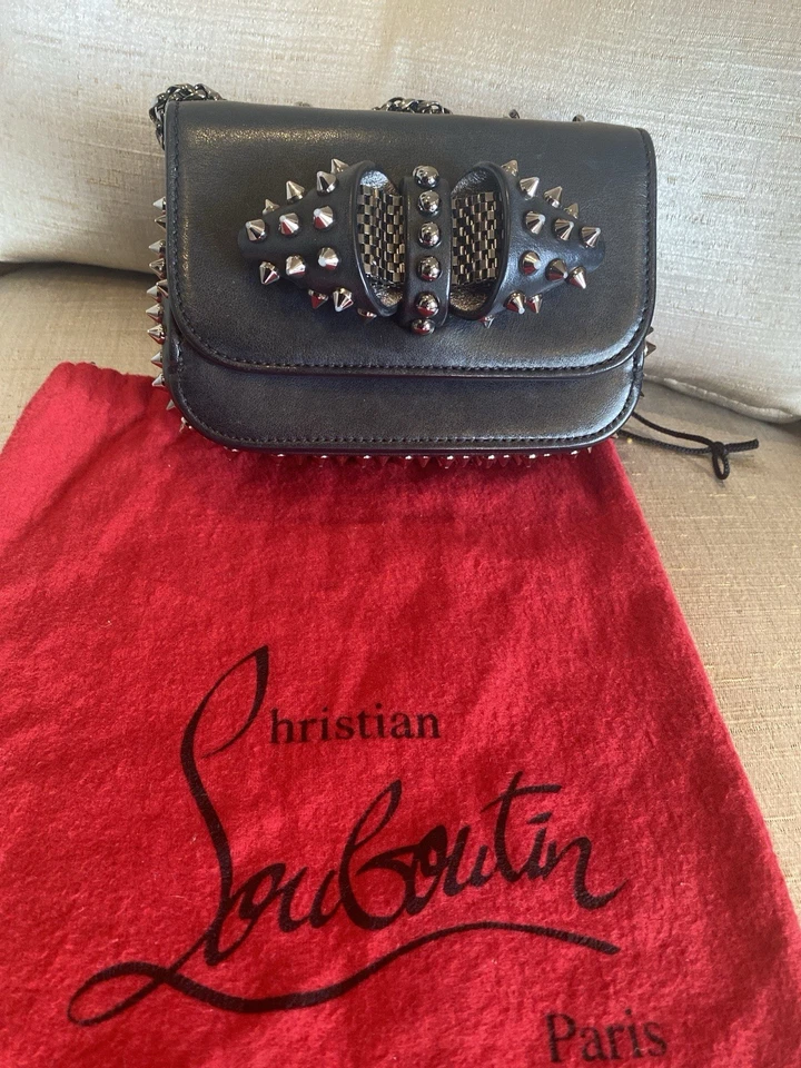 STUNNING LEATHER SPIKED CHRISTIAN LOUBOUTIN SWEET CHARITY BAG - Image 2 of 4