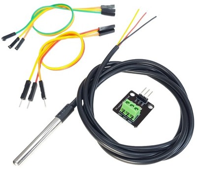 DS18B20 Temperature Sensor for Arduino, ESP32, ESP8266, Raspberry Pi, Waterpr...