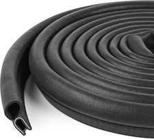 Automotive Door Weather Stripping 22Ft Car Door Rubber Edge Trim Seal Strip