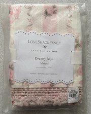 Pottery Barn Teen LoveShackFancy Dreamy Days Standard 1-Sham 26"x20" Blush/Ivory