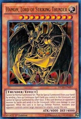 Yugioh - Hamon, Lord of Striking Thunder (Ultra Rare) (1st Ed) - DUSA-EN097 (P)