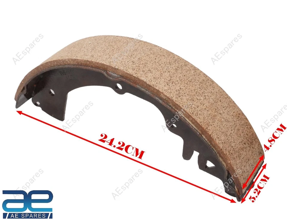 Rear Brake Shoe Set For Mahindra Bolero, Genio, Scorpio, Thar, TUV 300, Xylo @Vi - Bild 3 von 4
