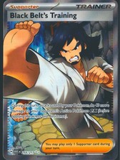 Black Belt's Training 255/217 Ultra Rare Ascended Heroes Pokemon Holo Near Mint