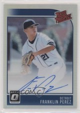 2018 Panini Donruss Optic Holo Prizm Franklin Perez #RPS-FP Auto 01ab