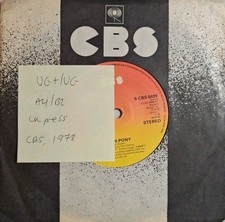 Bob Dylan Baby Stop Crying Vinyl Record 7" VG+/VG CBS6499 1978
