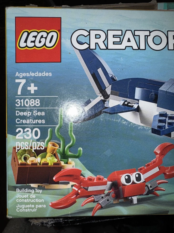 LEGO 31088 Creator Deep Sea Creatures 230 Pcs New in Box - Image 2 of 4