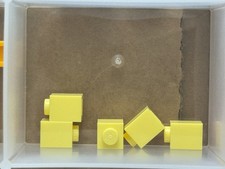 LEGO Parts - Bright Light Yellow Brick 1 x 1 - No 3005 - QTY 5