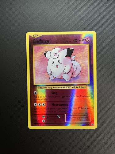 Clefairy Reverse Holofoil Pokemon XY - Evolutions 63/108 NM