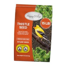 Nyjer Thistle Seeds for Wild Birds 15 lbs No Grow Premium Bird Seed Attracts