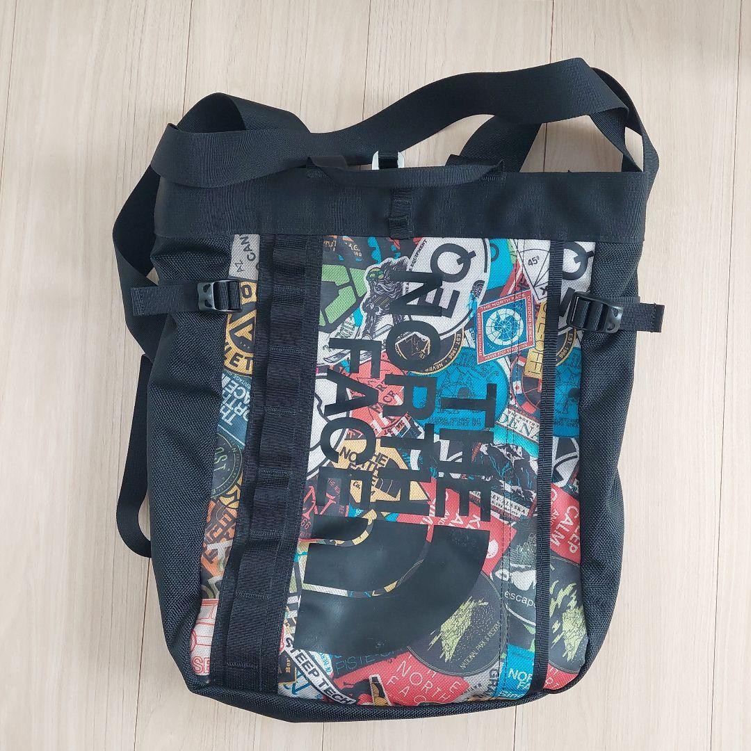 North Face Patchwork Tote Backpack Large Carryall - image 1