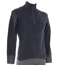 Velocio Alpha Long Sleeve Mid-Weight Layer Women SMALL Dark Blue Winter Cycling