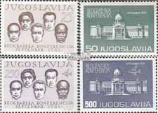 Yougoslavie 958-961 (édition complète) oblitéré 1961 Conférence belgrade