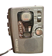 Sony TCM-4TR Handheld Cassette Player Recorder w/ Box For Parts READ