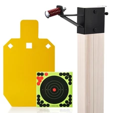 GADFISH AR500 Steel Targets for Shooting with T Post Target Hanger, 1/2 Inch ...