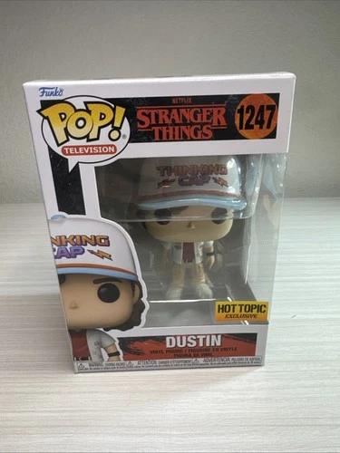 Stranger Things Dustin Funko Pop 1247 Hot Topic Exclusive