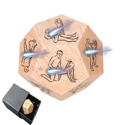 Easter Basket Stuffers for Him Her, Date Night Dice 25.4 mm, Love 