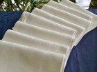 Set 12 Pure White Irish Damask Linen 22" Napkins Art Nouveau Urns Acanthus Leaf — photo 6