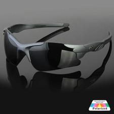 Polarized Sunglasses Men Sport Running Fishing Golfing Driving Glasses USA WRAP