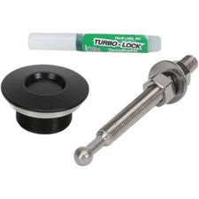 Quik Latch Ql-38-sb 38 Series Billet Hood Pin Black Coated