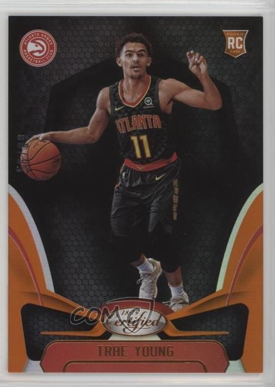 2018-19 Certified Mirror Orange /99 Trae Young #155 rf2