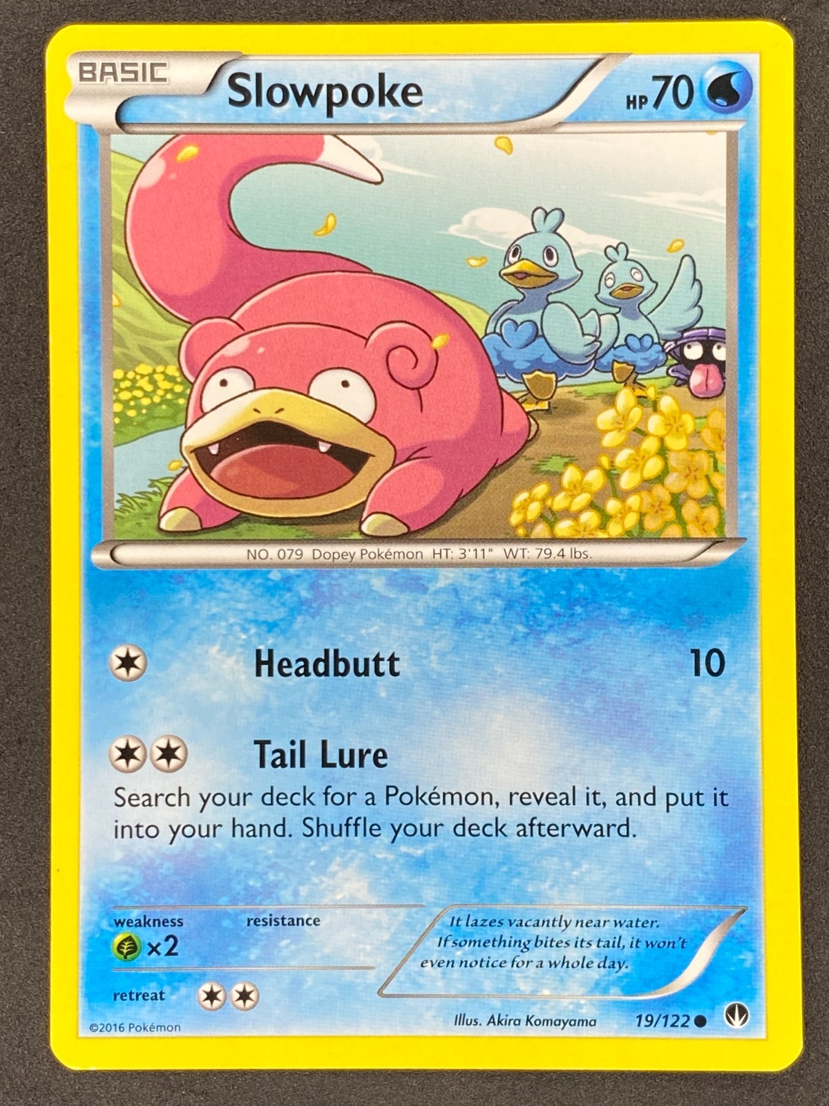 Pokémon Slowpoke 19/122 BKP BREAKpoint LP/NM