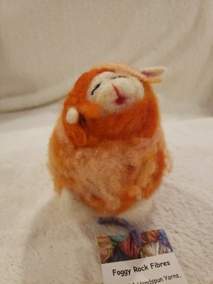 Felted Sheep By Foggy Rock Fibre In Newfoundfland, 4 Inches Tall