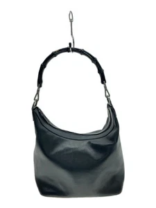 Sac à main GUCCI cuir BLK uni 001 0531 sac cuir du Japon "813