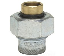Watts Lf3001a Dielectric Union 1-12 Zinc-plated Steel 250 Psi Femalesolder