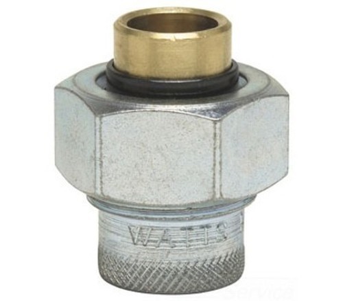 WATTS LF3001A Dielectric Union 1-1/2" Zinc-Plated Steel 250 PSI Female/Solder