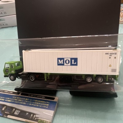 Tomytec MOL Truck/Lorry 1:60 Diecast Model - Green White - 15 Years & Up
