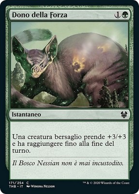 MTG Magic THB Theros Beyond Death - 1x DEU NM 171 C Geschenk der Macht