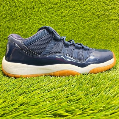 Nike Air Jordan 11 Retro Low Boys Size 7Y Blue White Gum Athletic