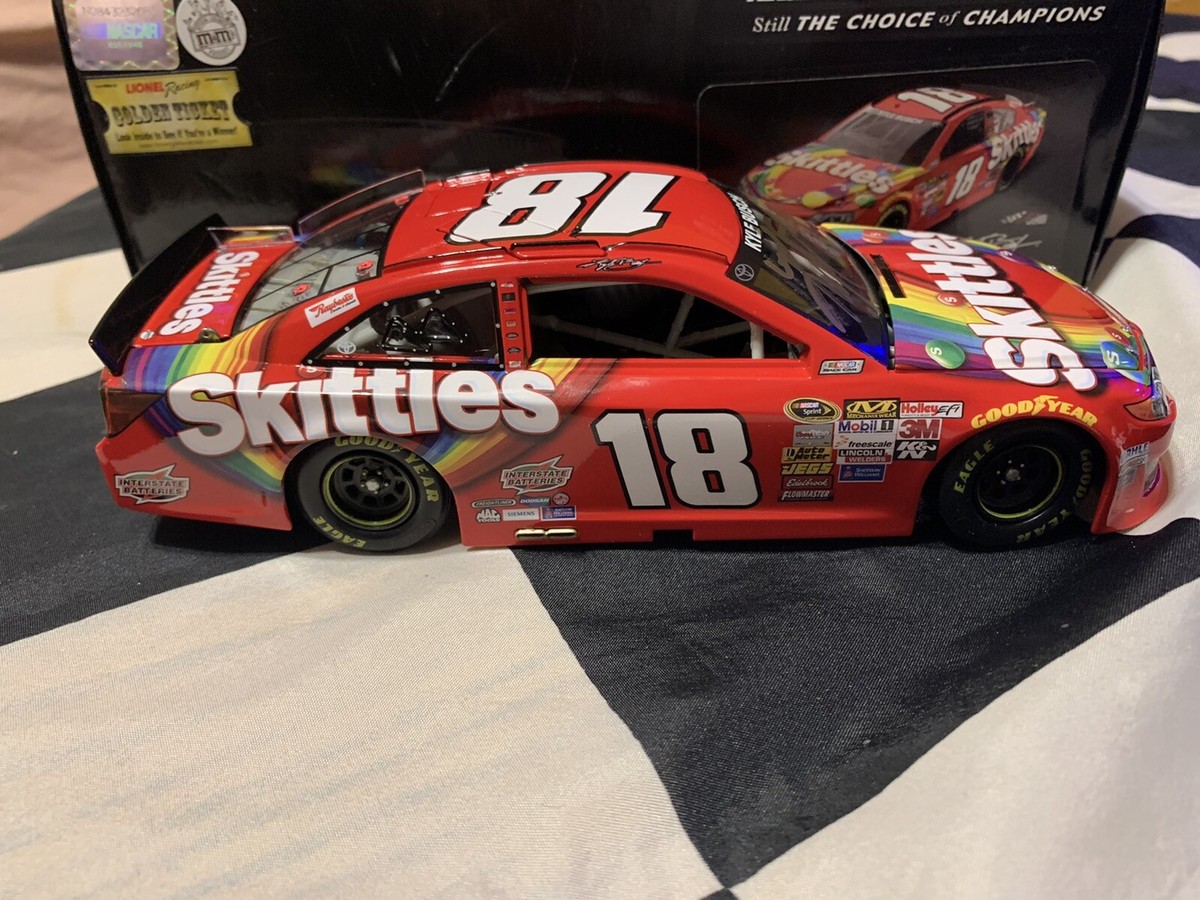 2014 Kyle Busch Autographed #18 Skittles Action 1/24 | eBay