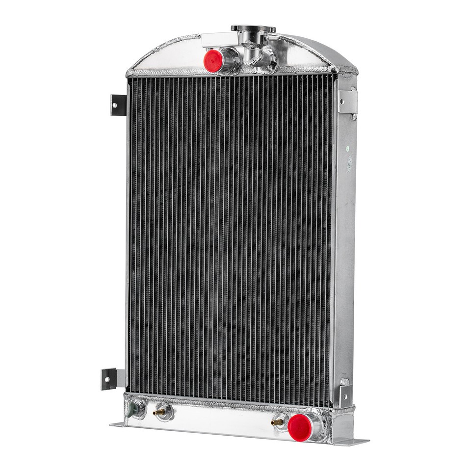 3 Row Aluminum Radiator For 1933-1935 34 Ford MODEL A Hot Rod Chevy V8 ...