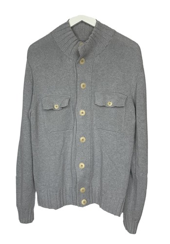 Hackett London All Cotton Gray Mock 