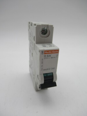 Merlin Gerin Breaker 24114 B6A Circuit Breaker Multi9 C60 4A 1P *NEW*