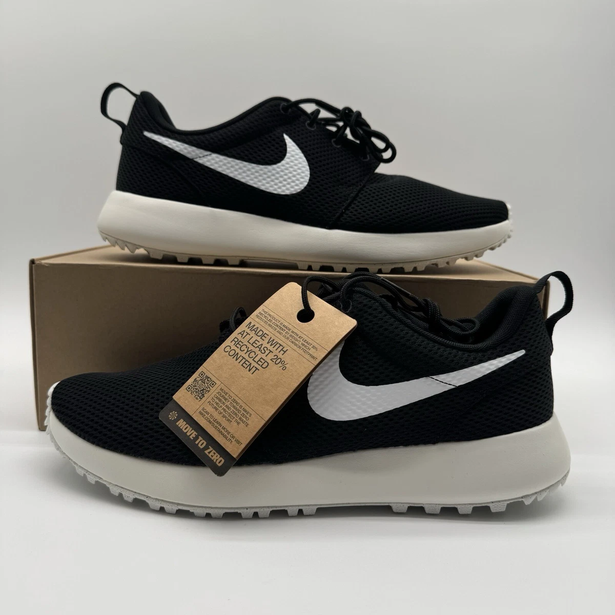 Nike Roshe G Black White Red Lightweight Golf Shoes DV1202-006 Men\'s SZ 11.5 Men main image 3