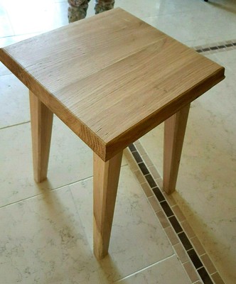 Holzhocker Küchenhocker Sitzhocker Hocker Massiv Holz Eiche | eBay