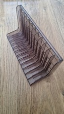 1 Kassettenregal Acryl 12 Kassetten MC Hörspiel Cassetten Ständer Halter VINTAGE