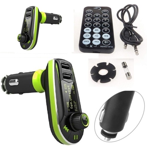 Car FM Radio Wireless Transmitter MP3 Player USB SD Slot + Remote for iphone UK - Picture 5 of 12