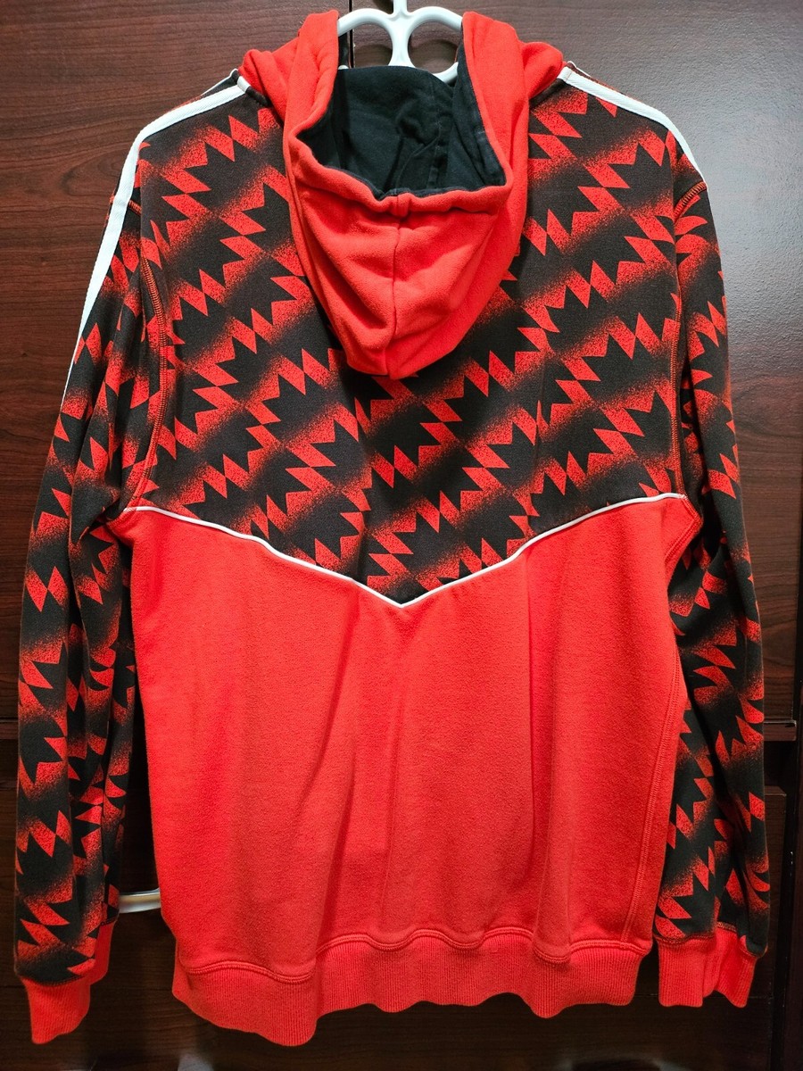 Manchester United Retro Adidas Originals Zip Hoodie Sweater 2015