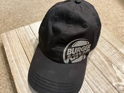 Burger King Restaurants Gray Employee Logo Cap Hat OSFA