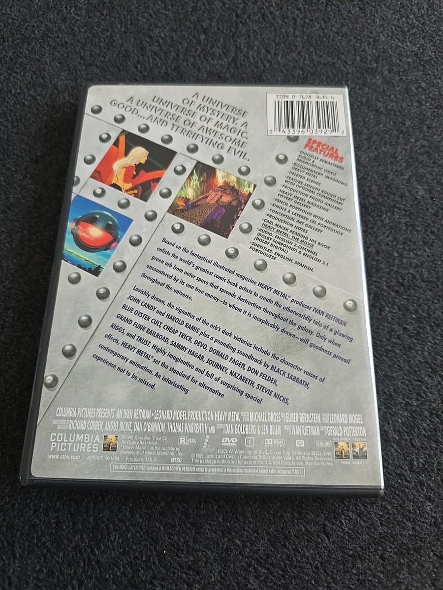 HEAVY METAL DVD Special Edition 43396039292| eBay
