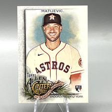2022 Topps Allen & Ginter JJ Matijevic Houston Astros RC rookie card