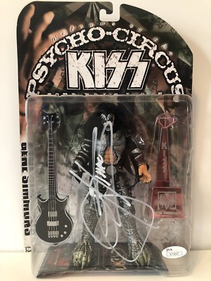 gene simmons Kiss Demon signed Rare COA jsa # V 73607 psycho