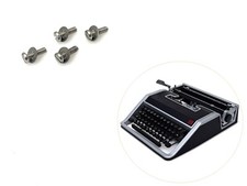 x4 Viti Corpo Principale per Macchina da Scrivere Olivetti Lettera 33 Parte Vintage Underwood DL