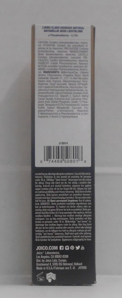 JOICO LUMISHINE DEPOSIT Reparación + Crema Demipermanente Color de Cabello ~ 2.5 fl. oz.!! Foto 2 de 3