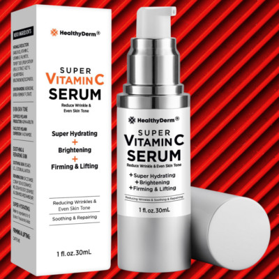 Super Vitamin C Serum for Women over 70: Niacinamide, Vitamin C, Hyaluronic Acid